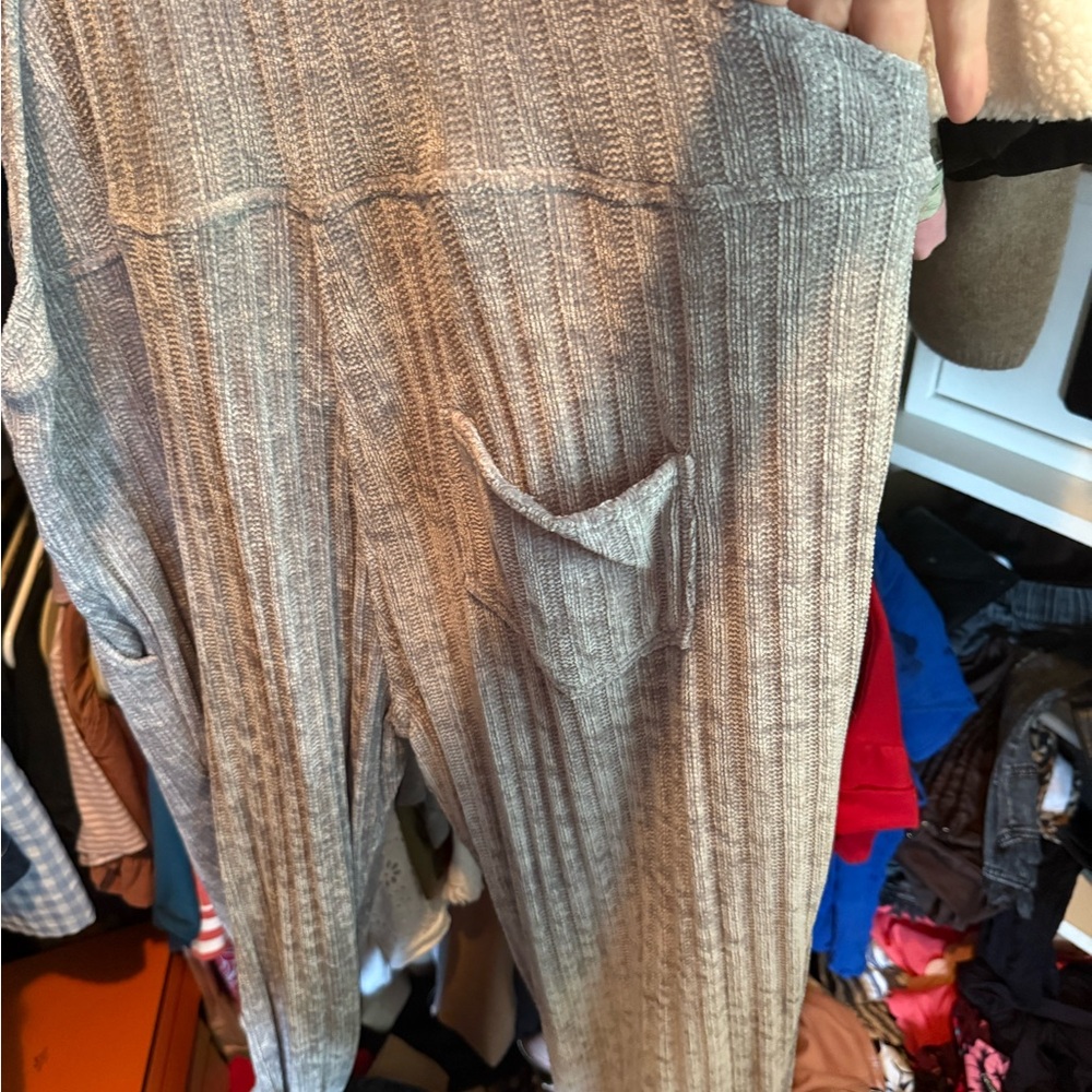 VENUS Ribbed Corduroy Overalls - Picture 2 of 3